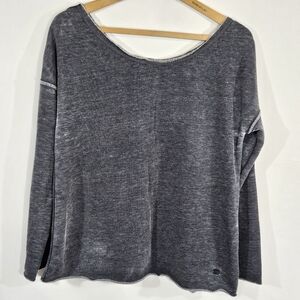 Joe's Jeans Charcoal Burnout Sweatshirt